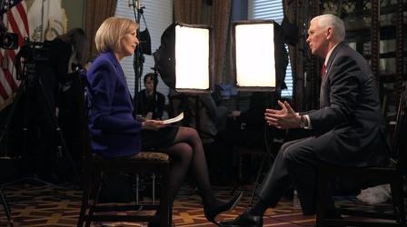 Video thumbnail: PBS NewsHour Vice President Pence talks Gorsuch, travel ban and Bannon