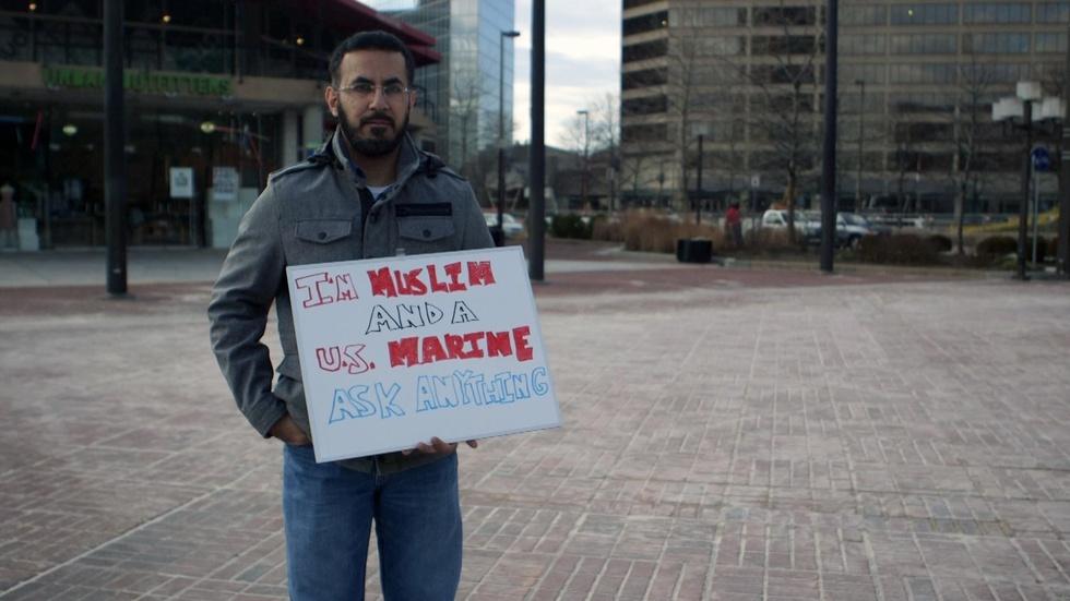 Why one Muslim Marine is inviting questions about his faith image