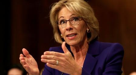 Video thumbnail: PBS NewsHour Trump cabinet posts left vacant