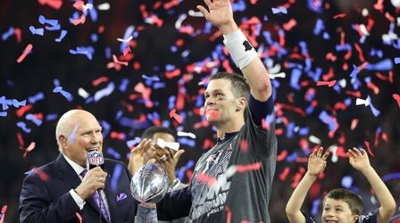 Video thumbnail: PBS NewsHour New England Patriots score an amazing comeback