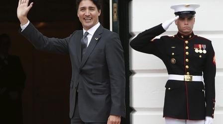 Video thumbnail: PBS NewsHour Trudeau and Trump to meet for the first time