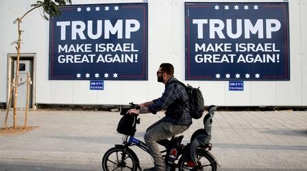 Video thumbnail: PBS NewsHour Will Trump's affinity for Israel translate into new policy?