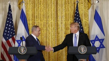 Video thumbnail: PBS NewsHour What shrugging off a two-state solution could mean for peace