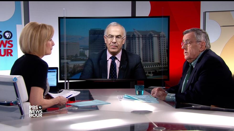 Shields and Brooks on Trump using the press as punching bag image