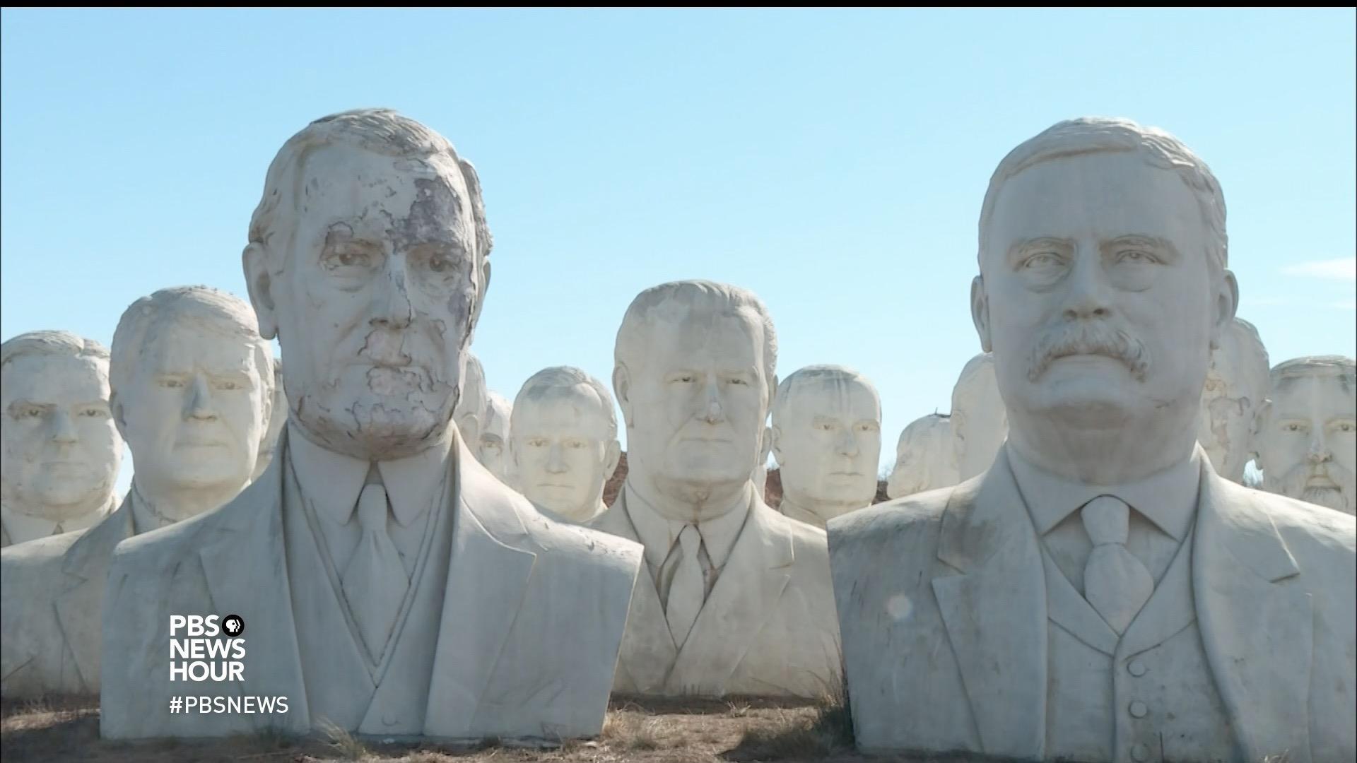These giant sculptures bring new meaning to 'heads of state'