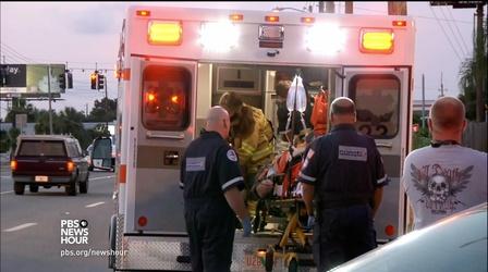 Video thumbnail: PBS NewsHour How the feeling of falling behind fuels deadly distress