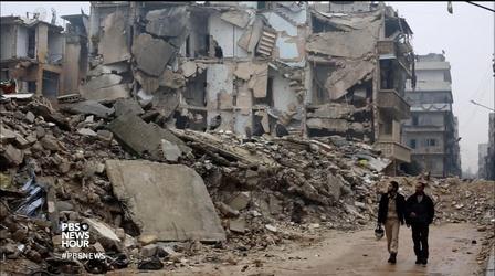 Video thumbnail: PBS NewsHour 'The White Helmets' offer moments of hope amid devastation