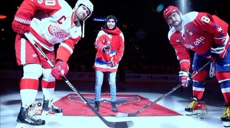 Video thumbnail: PBS NewsHour Female hockey player from UAE scores respect