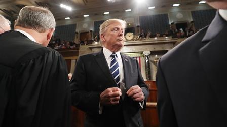 Video thumbnail: PBS NewsHour After confident speech, which priorities can Trump achieve?