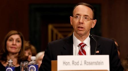 Video thumbnail: PBS NewsHour News Wrap: DOJ nominee questioned over Russia investigation