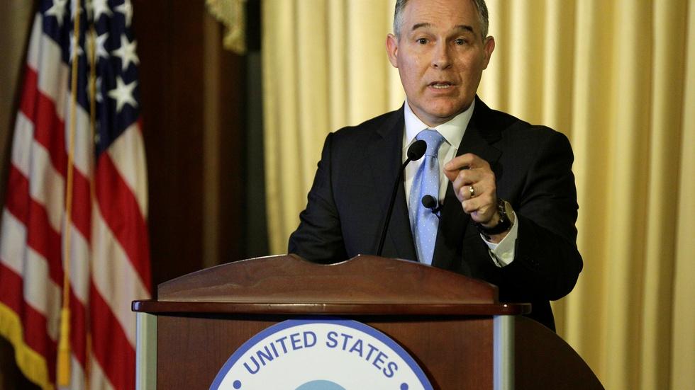 Pruitt dismisses climate science, environmental policy image