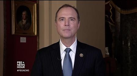 Video thumbnail: PBS NewsHour Schiff: 'Big problem' if Trump is making up wiretap claim