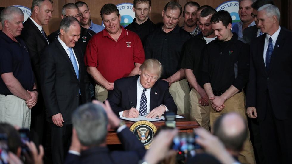 Trump begins rollback of Obama climate agenda image