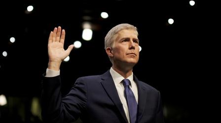 Video thumbnail: PBS NewsHour Senate debates Gorsuch, heading into face-off