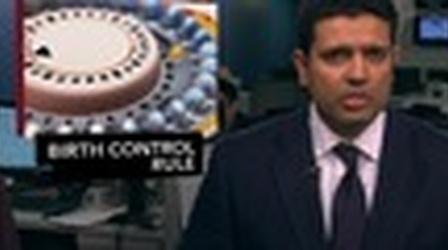Video thumbnail: PBS NewsHour News Wrap: Obama Announces Rules for Contraceptive Coverage