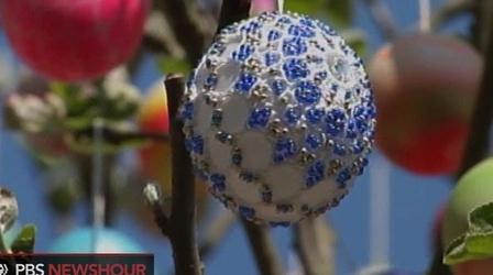 Video thumbnail: PBS NewsHour German Family Hangs Thousands of Easter Eggs