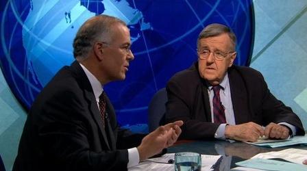 Video thumbnail: PBS NewsHour Shields, Brooks on Campaign Ads, J.P. Morgan Losses