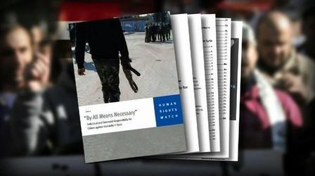 Video thumbnail: PBS NewsHour Syria's Alleged Human Rights Violations Push World...