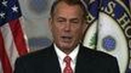 Video thumbnail: PBS NewsHour Congress Goes Home After House GOP Spurns Boehner's Plan