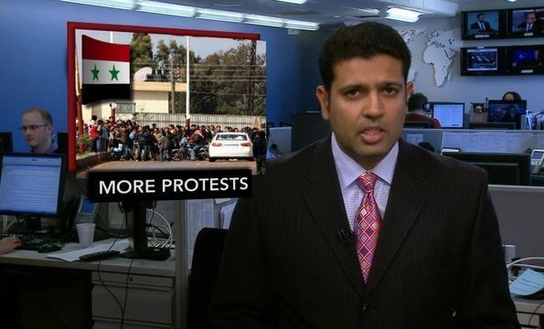 News Wrap: Syrian Security Forces, Protesters Clash in...