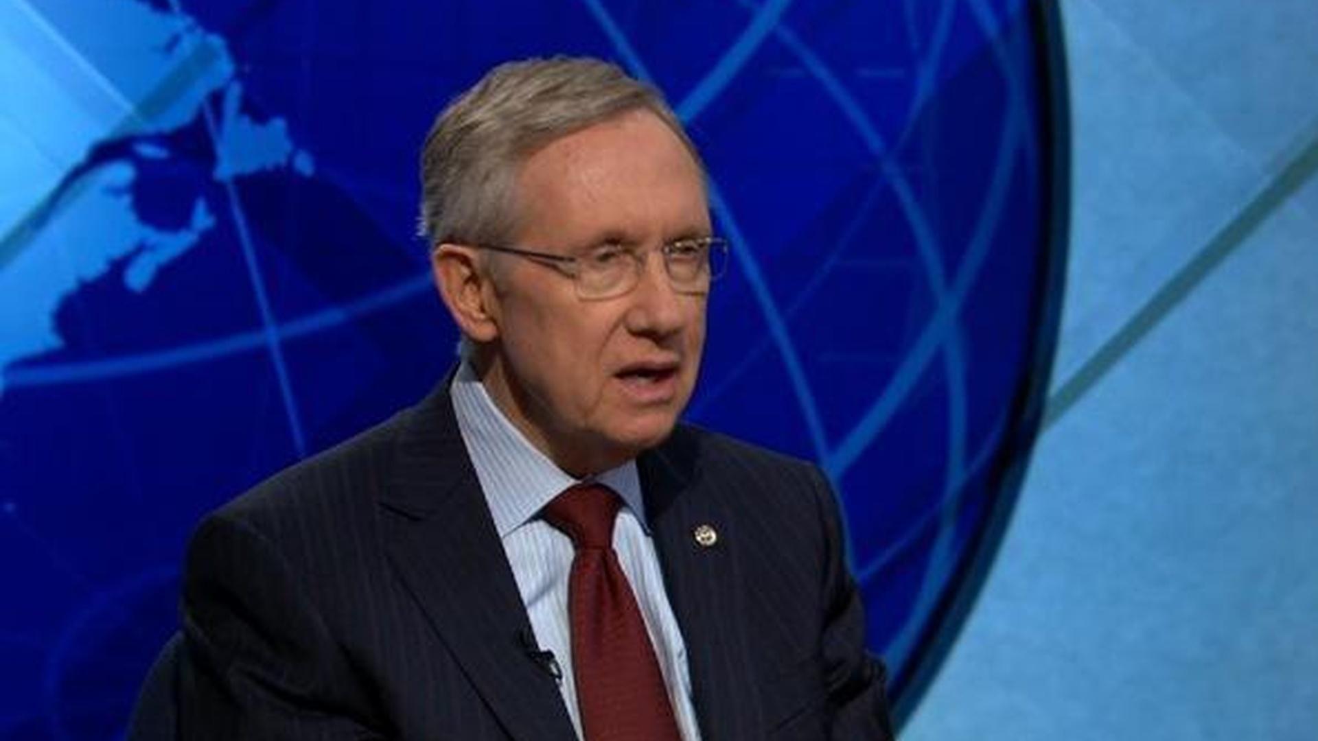 Harry Reed Reporter Harry Reid Confident of 'Substantial' U.S. Troop Drawdown... | PBS ...