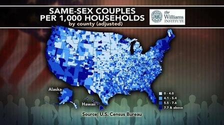 Video thumbnail: PBS NewsHour What Does Data Reveal About the Geography of Marriage?