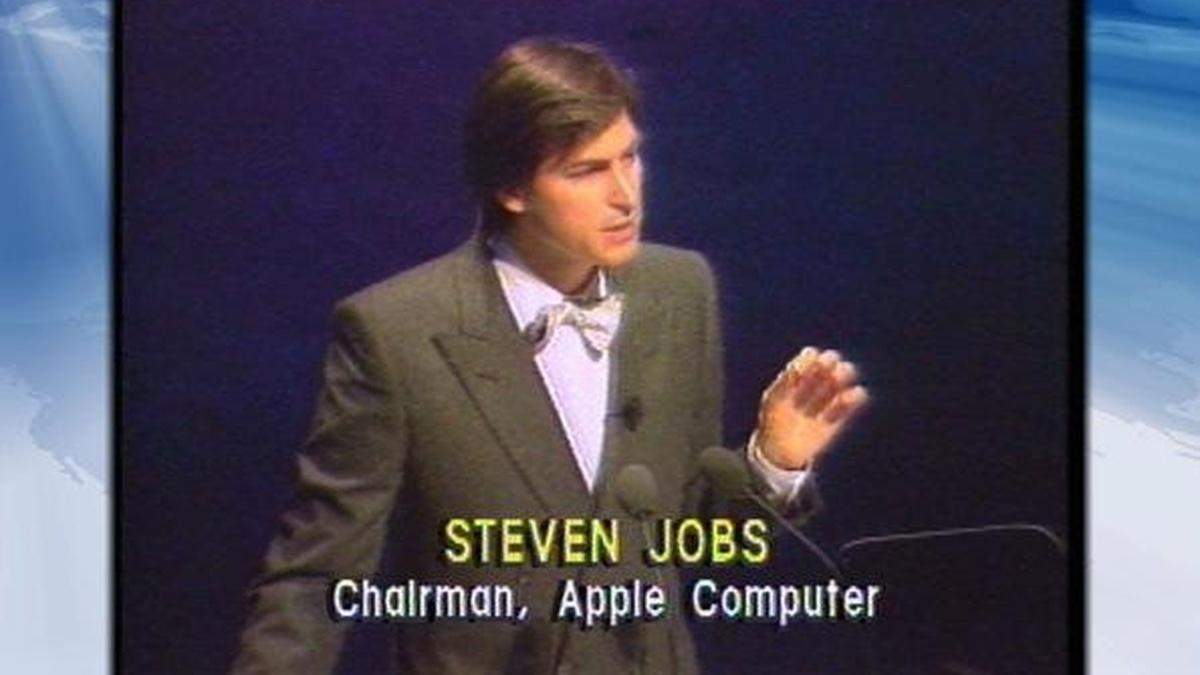 Steve Jobs In 1985 Apple Employees Have Common Vision Pbs