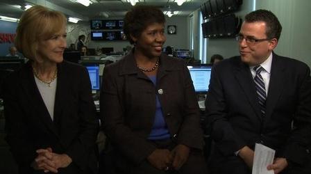 Video thumbnail: PBS NewsHour Political Checklist: Perry's Flat Tax Plan and Obama's...