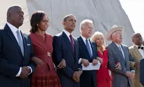 Obama, Civil Rights Leaders Formally Dedicate MLK Memorial