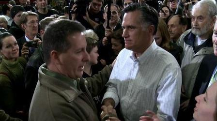 Video thumbnail: PBS NewsHour Ahead of Tuesday's Vote, Another Poll Shows Romney, Ron...