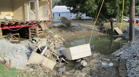 Video thumbnail: PBS NewsHour Impact Irene: White River Jct. and Hartford, VT