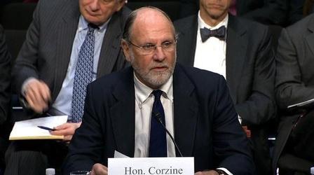 Video thumbnail: PBS NewsHour Corzine Testifies Before Former Senate Colleagues on...