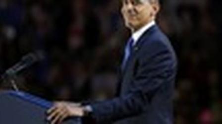 Video thumbnail: PBS NewsHour President Obama Re-Elected for Second Term