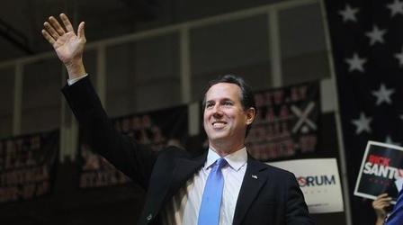 Video thumbnail: PBS NewsHour In Ala, Miss. Primaries, 'Santorum Really Needs the Win'