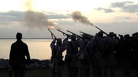Video thumbnail: PBS NewsHour Civil War Enthusiasts Reenact the Opening Shots of the War