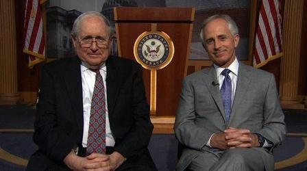 Video thumbnail: PBS NewsHour Sens. Levin, Corker Debate Implementing Financial Regulation