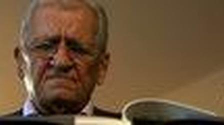 Video thumbnail: PBS NewsHour Greek Poet Titos Patrikios Reads 'Lionsgate'