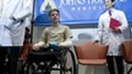 Video thumbnail: PBS NewsHour Iraq War Vet Receives Rare Double Arm Transplant