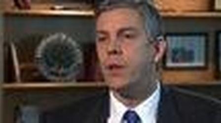 Video thumbnail: PBS NewsHour Sec. Duncan on Finding Community Solutions to Gun Violence