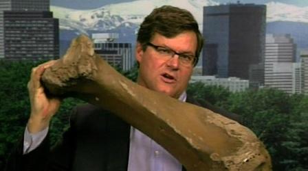 Video thumbnail: PBS NewsHour Mammoth Amount of Ice Age Fossils Found in Colorado