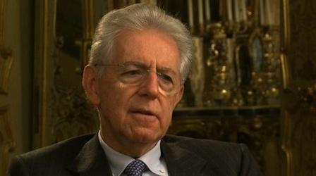 Video thumbnail: PBS NewsHour Italian Prime Minister on 'Prejudices' in Europe