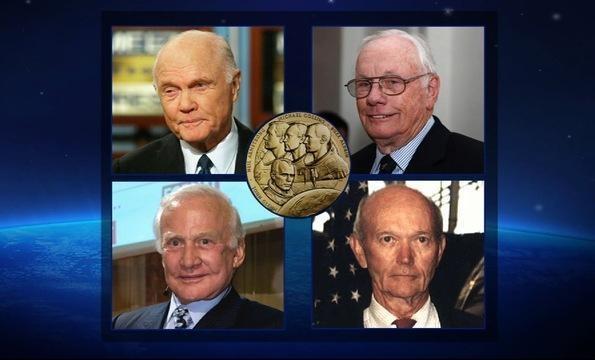 Congress Honors 4 Astronauts With Highest Civilian Honor