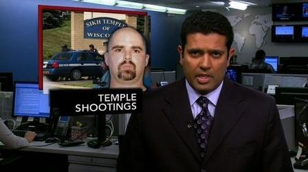 Video thumbnail: PBS NewsHour News Wrap: Sikh Temple Gunman Had Ties to White Supremacists