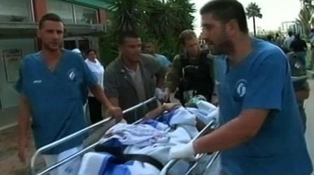 Video thumbnail: PBS NewsHour Bus Attack, Military Retaliation Rock Southern Israel, Gaza
