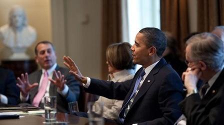 Video thumbnail: PBS NewsHour If Government Shuts Down, Where Would Blame Fall?