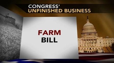 Video thumbnail: PBS NewsHour Food Stamps at Heart of 'Unfinished' Fight Over Farm Bill