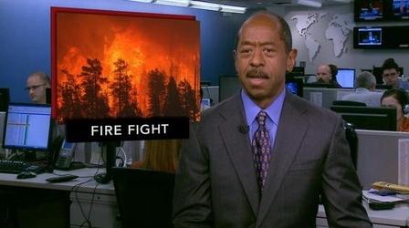 Video thumbnail: PBS NewsHour News Wrap: Ariz. Firefighters Ramp Up Battle Against...