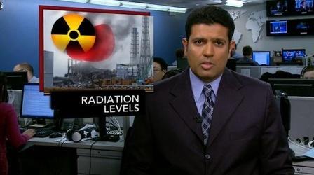 Video thumbnail: PBS NewsHour News Wrap: Japanese Radiation Levels Measure 10,000 Times...