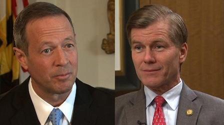 Video thumbnail: PBS NewsHour Governors McDonnell and O'Malley: Contrasting Visions