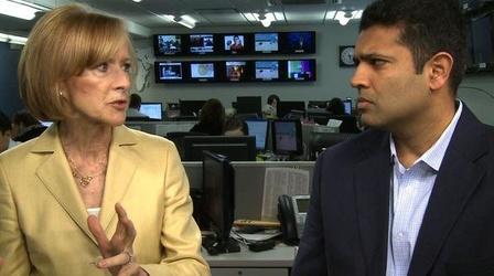 Video thumbnail: PBS NewsHour Political Checklist: Republicans Face Off in First Debate